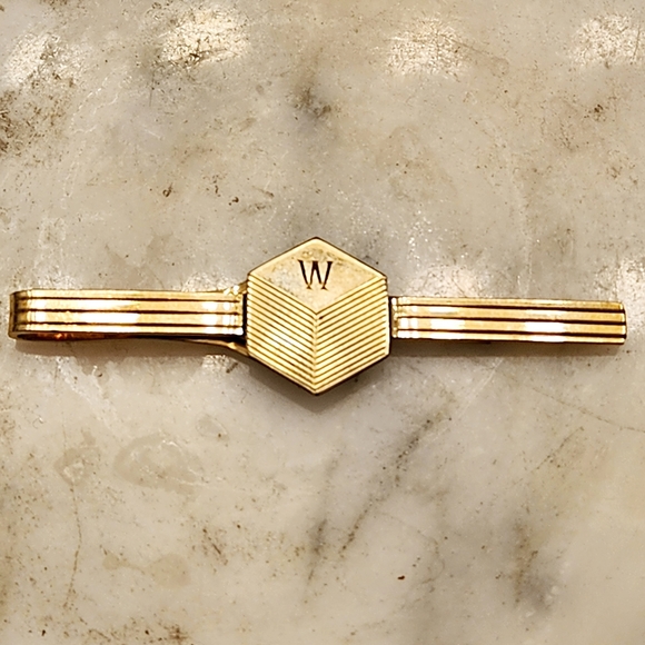 Other - Mens Initial Tie Clip W